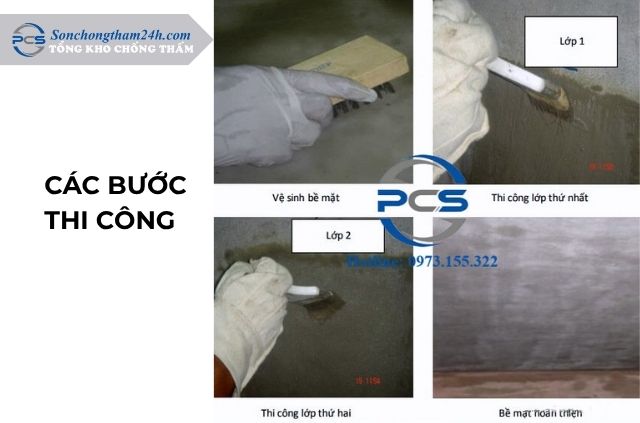 Sikatop Seal 109 - Vữa chống thấm gốc xi măng dùng cho nhà vệ sinh 11 cac-buoc-thi-cong-sika-top-seal-109