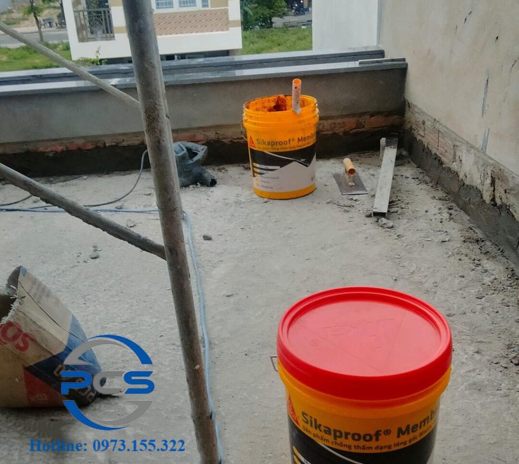 Đặc điểm khi thi công sơn chống thấm Sikaproof Membrane