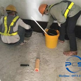 Hình ảnh minh họa khi thi công Sika Membrane