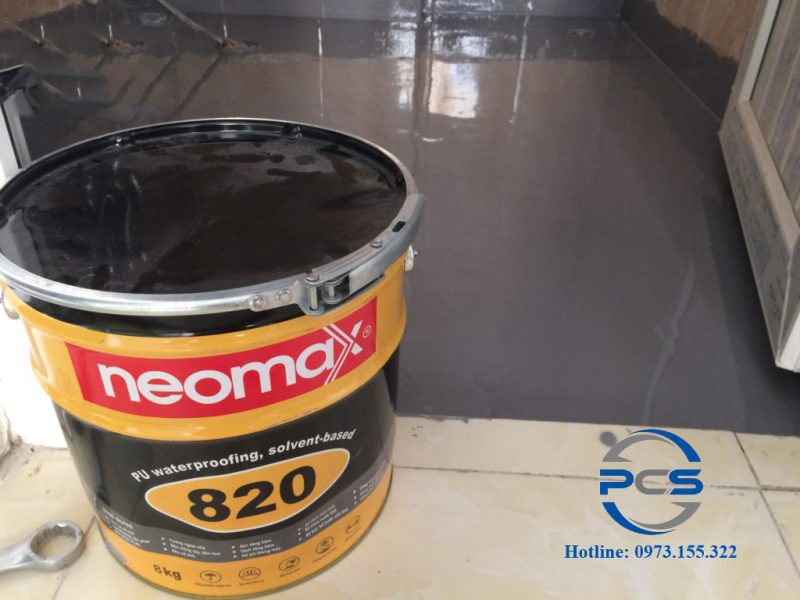 Neomax 820 chống thấm nhà vệ sinh