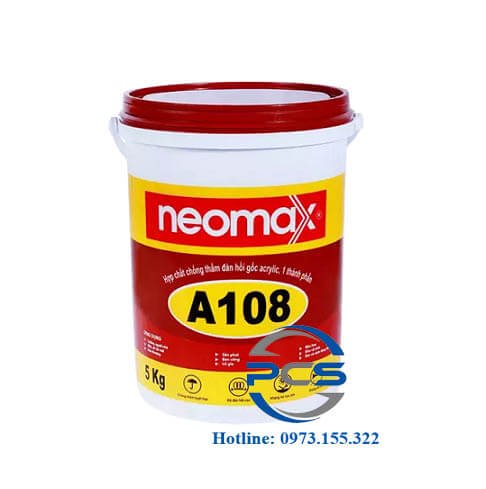 Neomax A108 Hợp chất chống thấm đàn hồi acrylic 1 thành phần