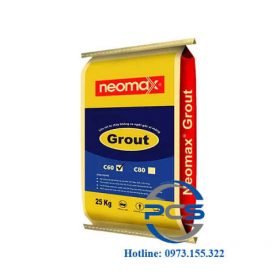 Neomax Grout C60 Vữa rót tự chảy không co ngót gốc xi măng, cường độ cao