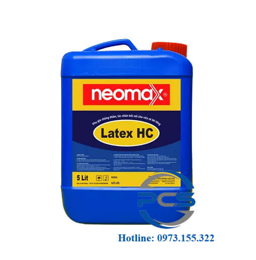 Neomax Latex HC Phụ gia chống thấm, tác nhân kết nối cho vữa và bê tông