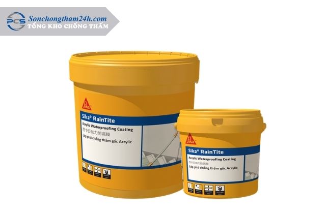 Sika RainTite - Sơn chống thấm tường ngoài gốc Acrylic 11 luu-y-sika-raintite