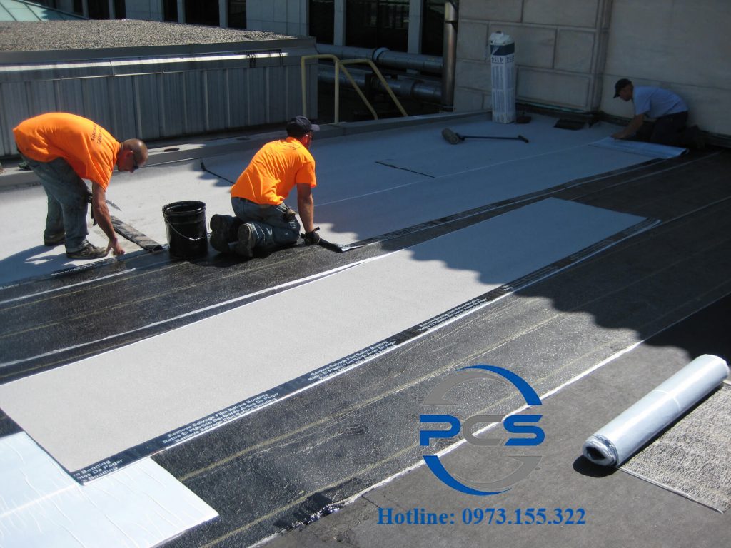 Chống thấm mái dùng màng tự dán