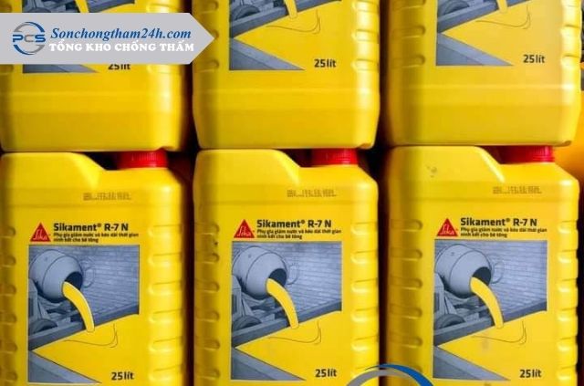 Sikament R7N - Phụ gia giảm nước và kéo dài thời gian ninh kết 11 sika-r7-son-chong-tham-24h
