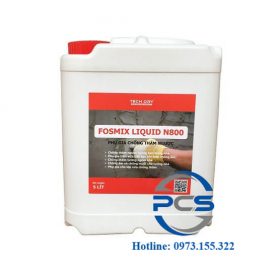 Fosmix Liquid N800 Hóa chất chống thấm ngược trộn vữa xi măng bê tông