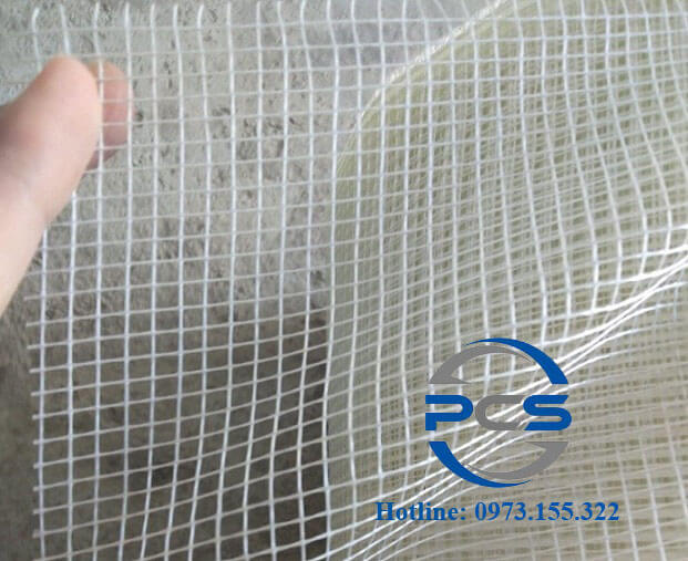 Lưới thủy tinh chống thấm chống nứt mắt 4x4 định lượng 45g/m2