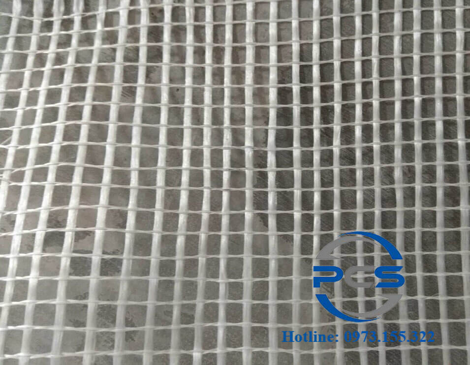 Lưới thủy tinh trát tường gia cường chống thấm mắt 5x5 định lượng 125g/m2
