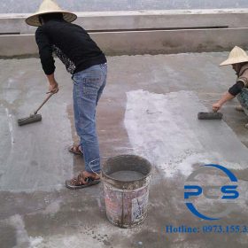 Thi công vữa chống thấm Sika