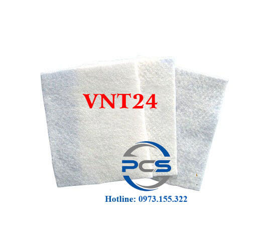 Vải địa kỹ thuật VNT24 không dệt chất lượng cao 