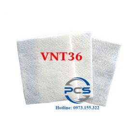 Vải địa kỹ thuật VNT36 màu trắng cường độ chịu kéo cao