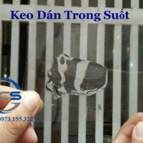 Keo màu trong suốt