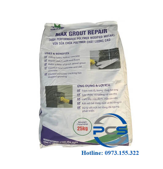 Max Grout Repair Vữa sửa chữa bê tông chất lượng cao 