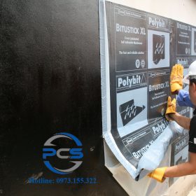 Thi công dán màng tự dính