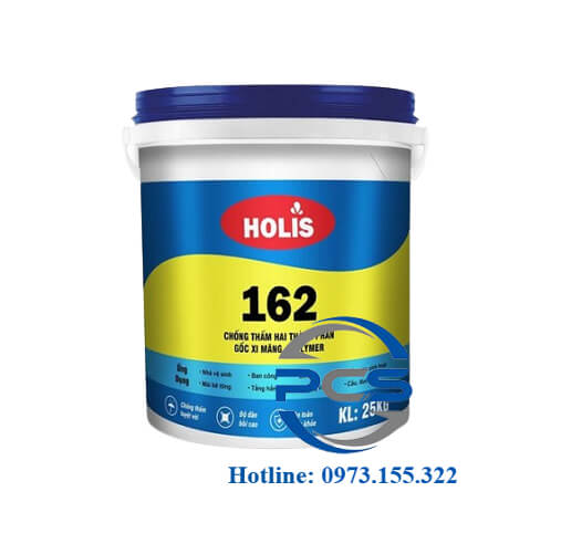 Holis 162 Sơn chống thấm 2 thành phần gốc xi măng polymer