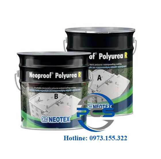 Neoproof Polyurea R Vật liệu chống thấm dạng lỏng tạo màng cho sàn mái lộ thiên