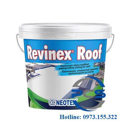 Revinex Roof Chống thấm phủ sàn mái gốc acrylic đàn hồi