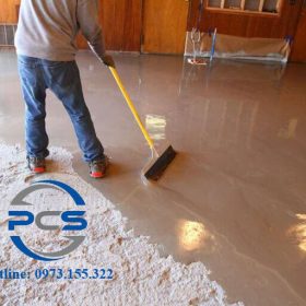 Thi công sơn Epoxy tự san phẳng