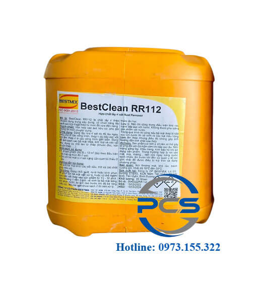 BestClean RR112 Chất tẩy rỉ thép chuyên dụng trong xây dựng