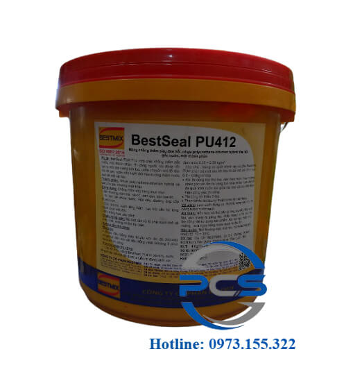 BestSeal PU412 Màng chống thấm nhựa Polyurethane-bitumen hybird