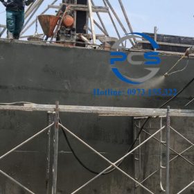 Thi công phun chống thấm