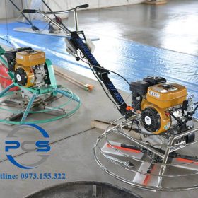 Thi công xoa nền tăng cứng rắc khô