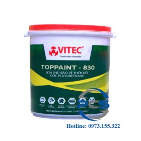Vitec Toppaint 830 - Sơn phủ bền thời tiết, chịu UV gốc Polyurethane 1 thành phần