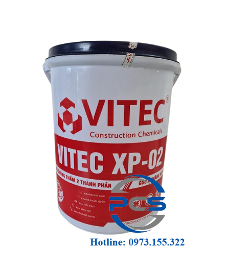 Vitec XP 02 HQ Chống thấm xi măng - Polyme đàn hồi cao 2 thành phần
