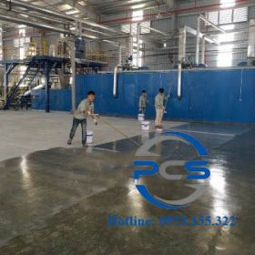 Thi công sơn lót Epoxy WB50