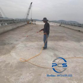 Thi công chống thấm mặt cầu Inconseal 31