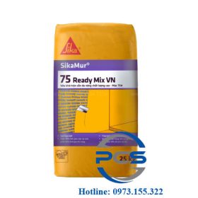 Vữa khô trộn sẵn M75 SikaMur - 75 ready Mix VN chính hãng