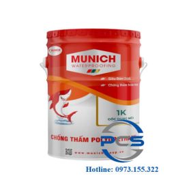 Munich PU 1K Chất chống thấm siêu đàn hồi Polyurethane gốc dung môi