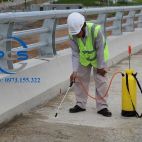 Phun chống thấm thẩm thấu mặt cầu