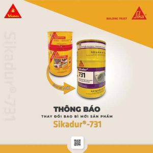 Sikadur 731 chính thức xuất hiện với diện mạo mới khoác lên mình chiếc áo của năm 2022