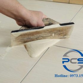 Thi công keo chà ron chít mạch gạch