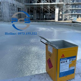 Thi công sàn mái bằng Sika 632R