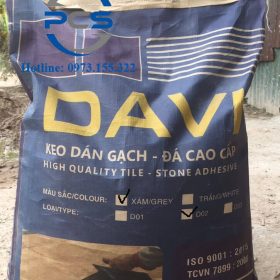 Hình ảnh rõ nét về keo dán gạch Davi