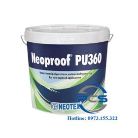 Neoproof PU360 Lớp phủ chống thấm polyurethane gốc nước, không lộ thiên