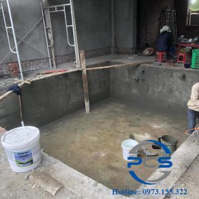 Thi công chất chống thấm Neopress Crystal