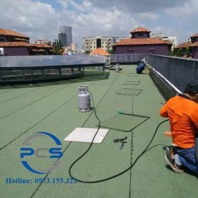 Thực hiện thi công màng chống thấm BituNil