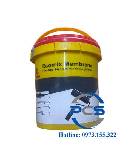 Ecomix Membrane Màng chống thấm gốc bitum thi công lỏng đàn hồi cao