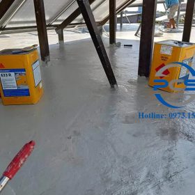 Thi công chất chống thấm Sikalastic 633R