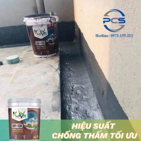 Sử dụng chống thấm Kovi Pu Plus