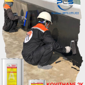 Thi công chất chống thấm Kovithane 2K Unexposed
