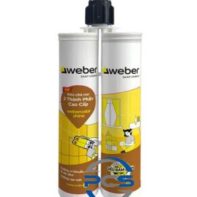 Webercolor shine Keo chà ron Epoxy 2 thành phần công nghệ siêu bám dính