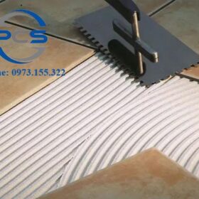 Thi công keo dán gạch Kovi SP Tile