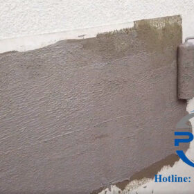 Thi công vữa chống thấm Spectite CW100 2 thành phần