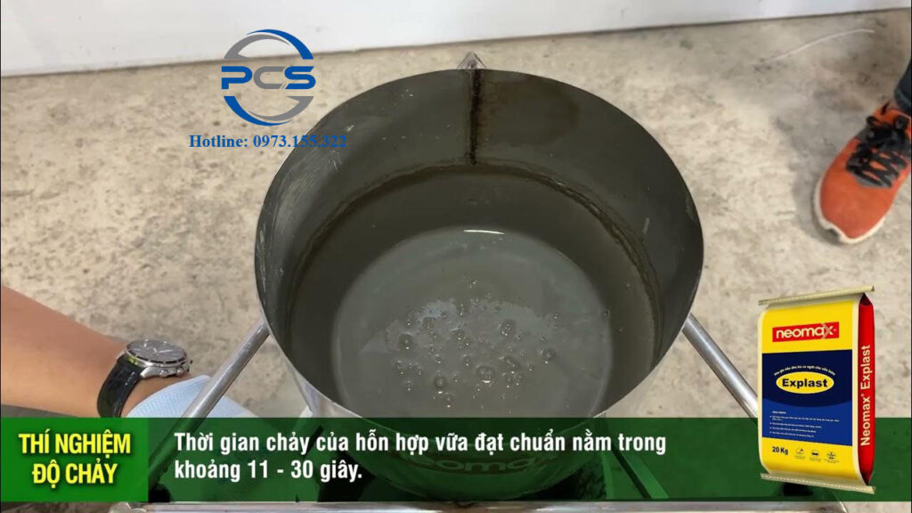 Thí nghiệm phụ gia Neomax Explast