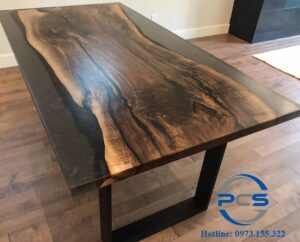 Giá keo epoxy đổ mặt bàn